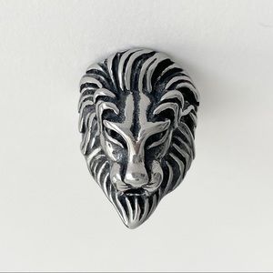 Stainless Steel Lion Ring Unisex​​​​​​​​​​​​​​​​​​​​​​​​